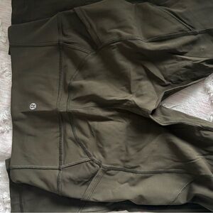Lululemon Athletica Dark Olive Leggings